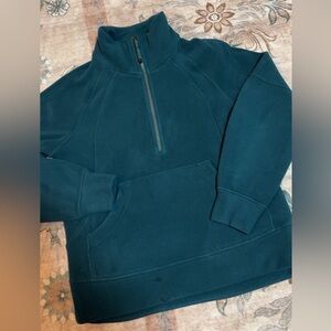 Lululemon Fleece Oversized Funnel Neck Scuba Pullover Quarter Zip